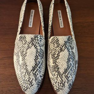 Chelsea & Violet Snake Skin Leather Loafers